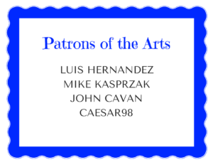 Fine Art-Tips Patrons